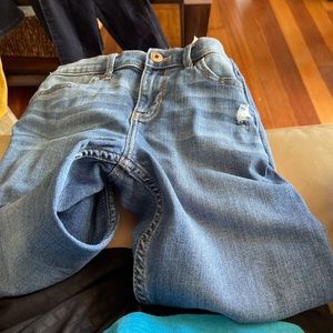 Abercrombie kids girls light wash jeans